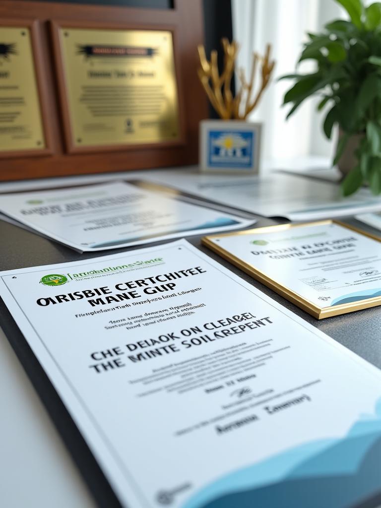 Certificaciones y reconocimientos en consultoría agrícola